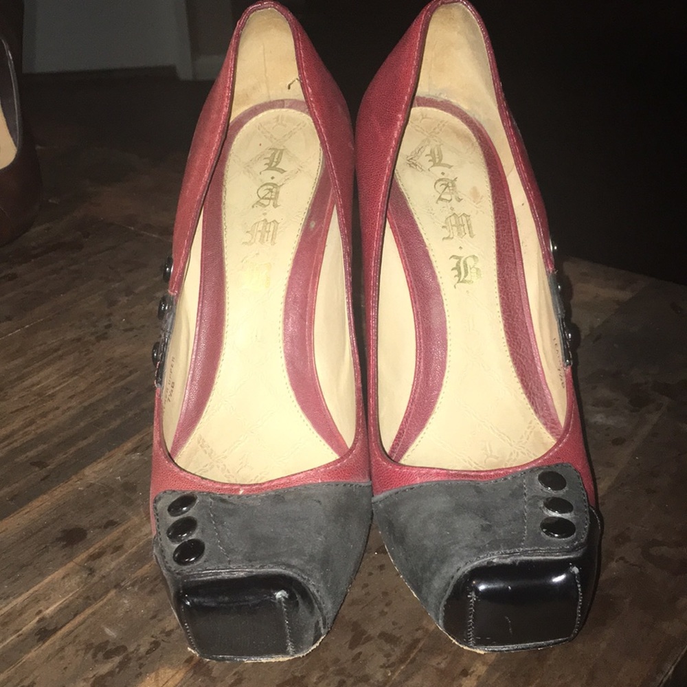 Red/black heels